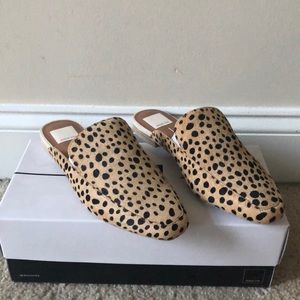 Dolce Vita Halee Mule, Leopard Calf Hair, 7